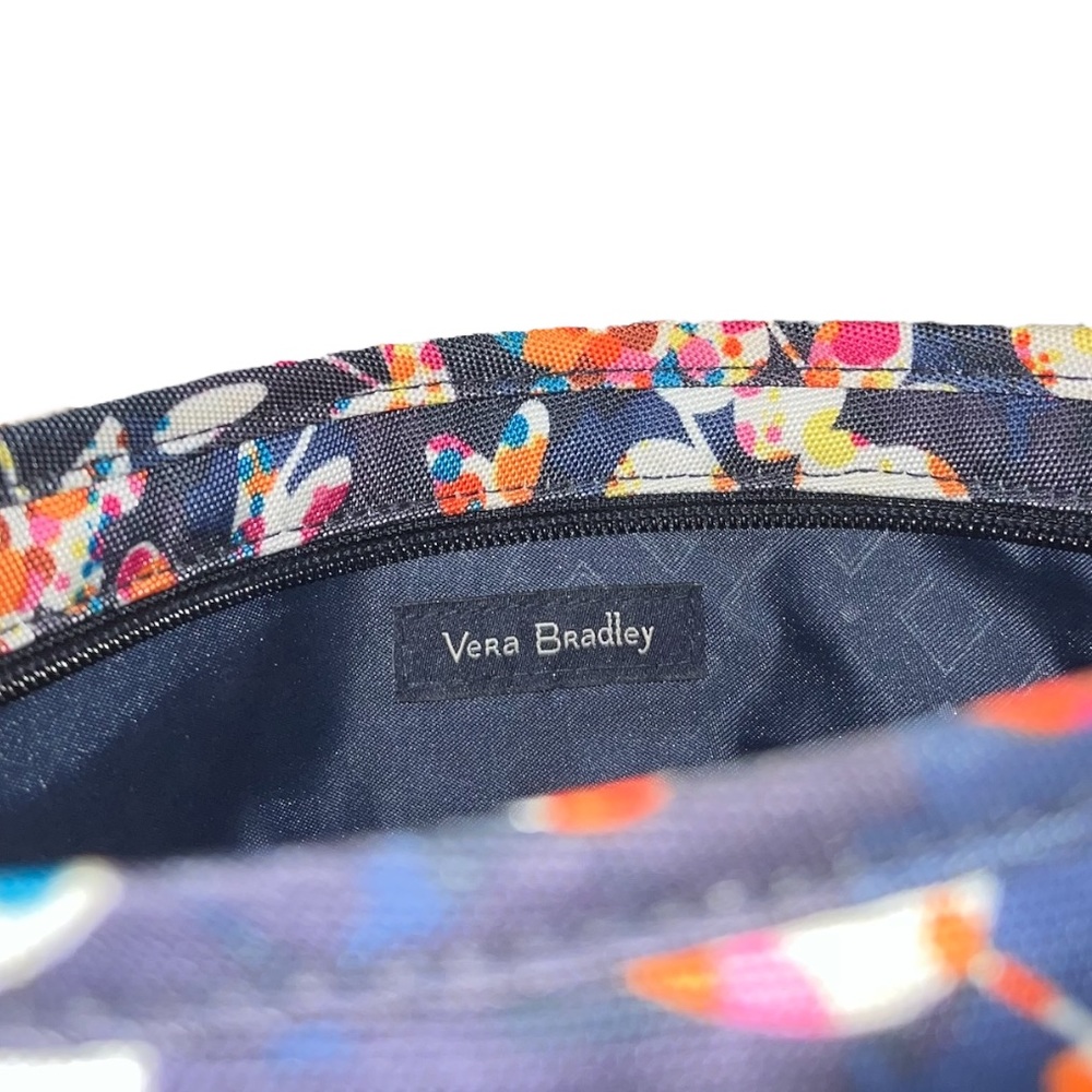 Vera Bradley Navy Blue Floral Crossbody Bag - Picture 11 of 16
